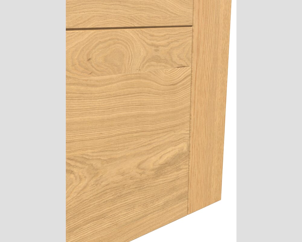 2040 x 526 x 40mm Iseo Oak Solid Core - Prefinished Internal Doors