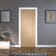 Oak Ladder Flush Internal Door