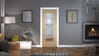 Oak Ladder 1 Lite Clear Glazed Internal Door