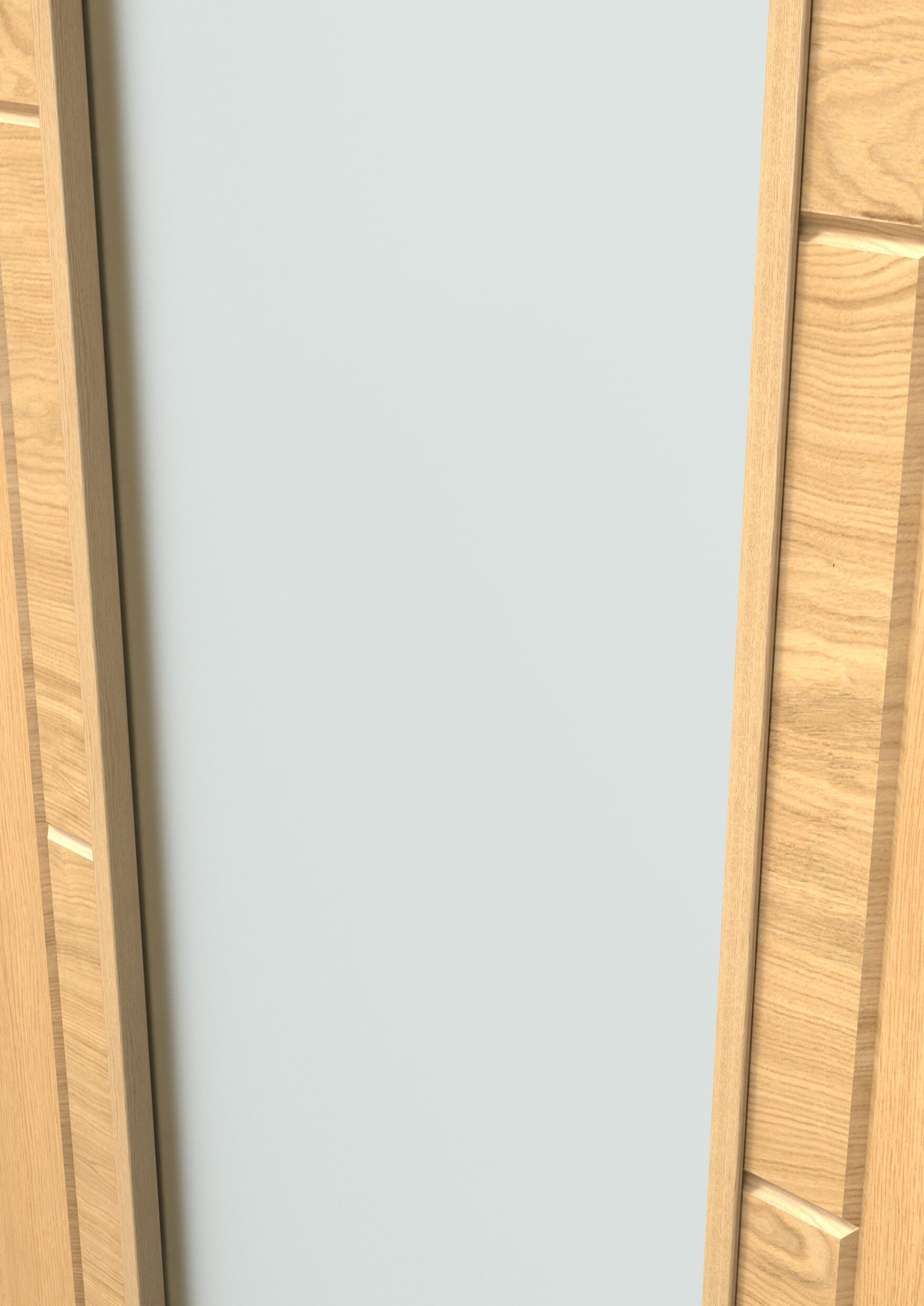 838x1981x35mm (33") Iseo Oak Pattern 10 Frosted Glazed - Prefinished Door