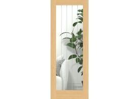 610x1981x35mm (24") Mexicano Oak Pattern 10 Glazed Internal Door