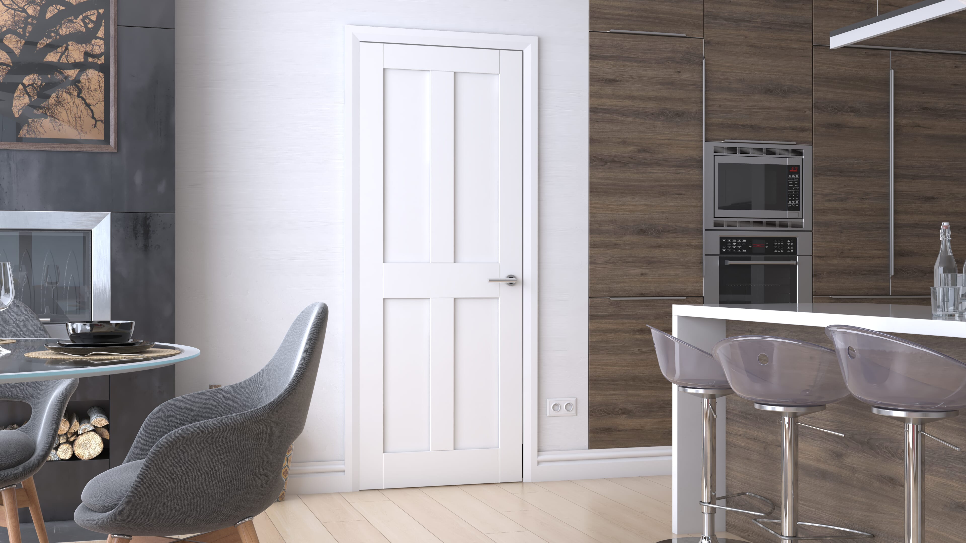 White Victorian 4 Panel Shaker Prefinished Internal Doors At Vivid Doors   10223 Lifestyle 