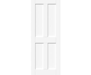 White Victorian 4 Panel Shaker Prefinished Internal Doors