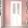 Victorian White Prefinished Shaker 4 Lite Clear Glazed Internal Door