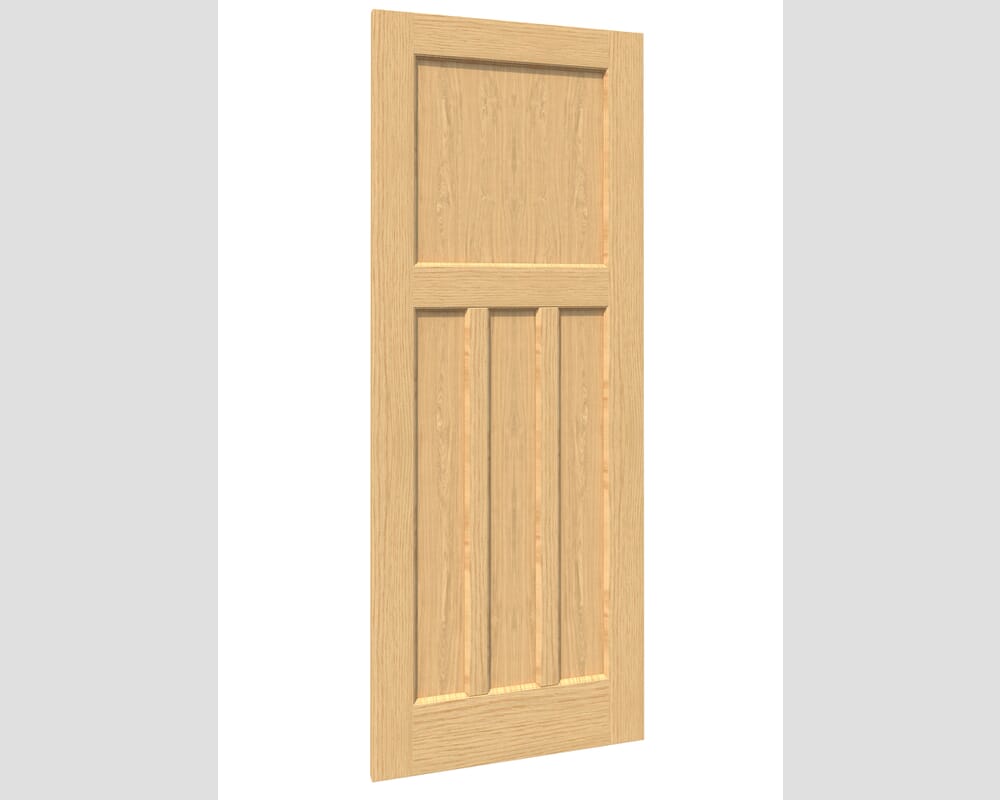 2032 x 813 x 44mm FD30 (32") Oak DX 30s Style Internal Fire Doors