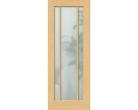 Lincoln Oak Glazed - Frosted Internal Doors
