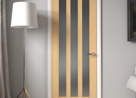Aston Oak - Frosted Glass Internal Doors