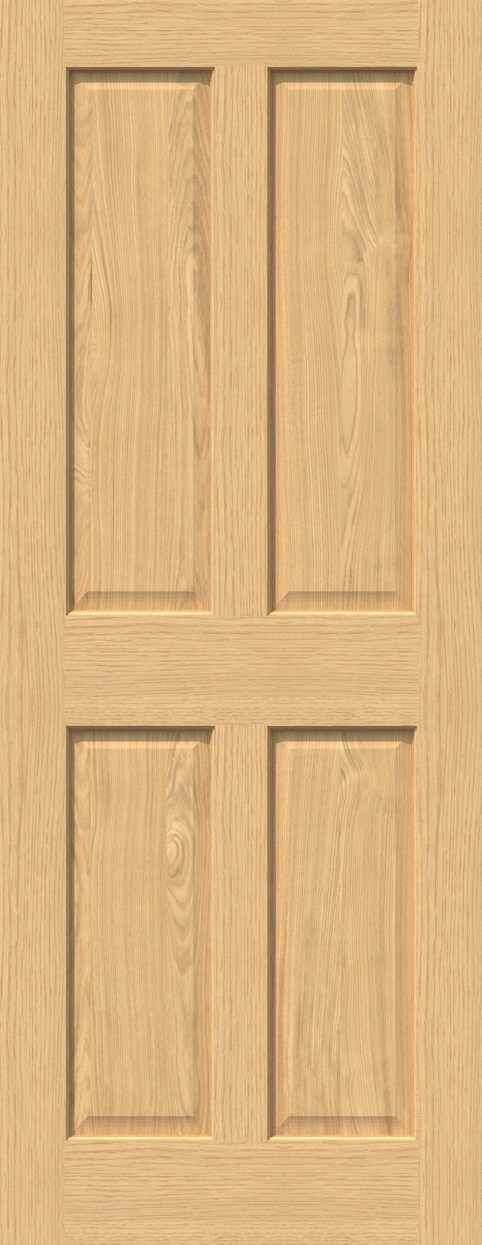 Traditional Victorian Oak 4 Panel Internal Doors At Express Doors Direct
