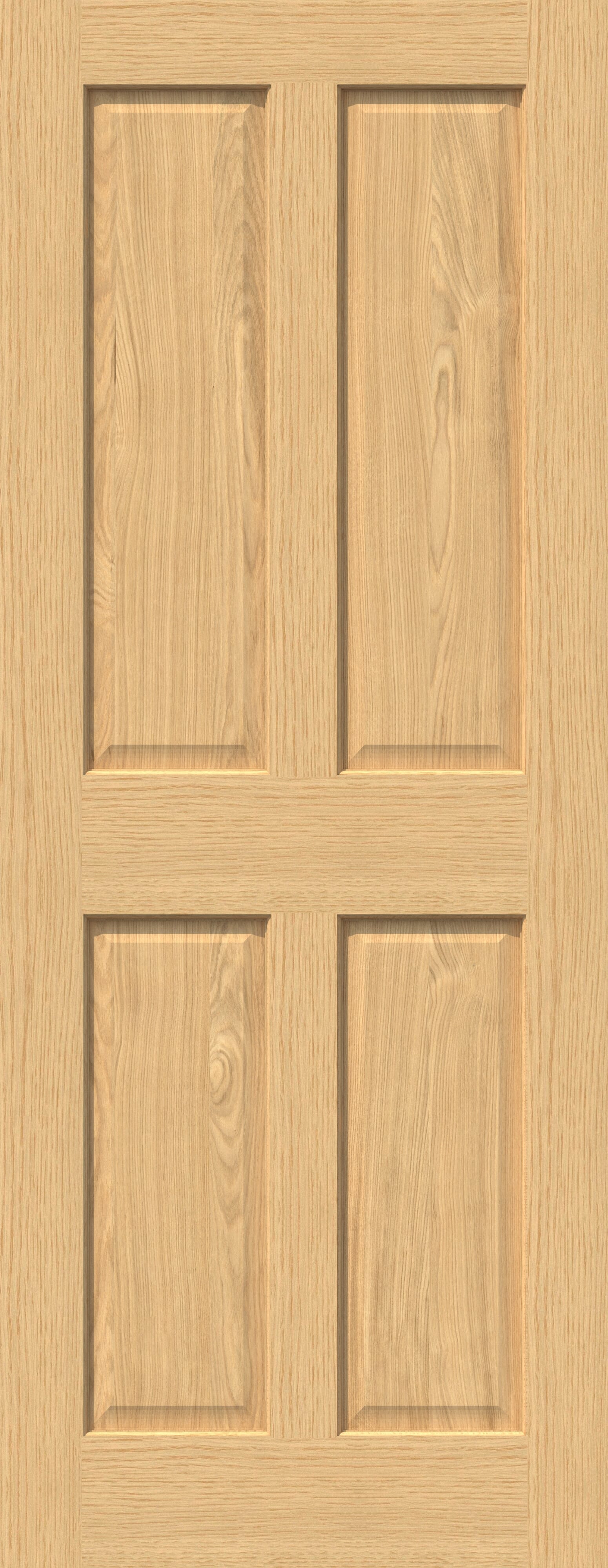 Victorian 4 Panel Oak Internal Door | Victorian Oak Fire Doors