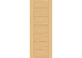 1981mm x 686mm x 44mm (27") FD30 Modern 7P Oak - Prefinished Door