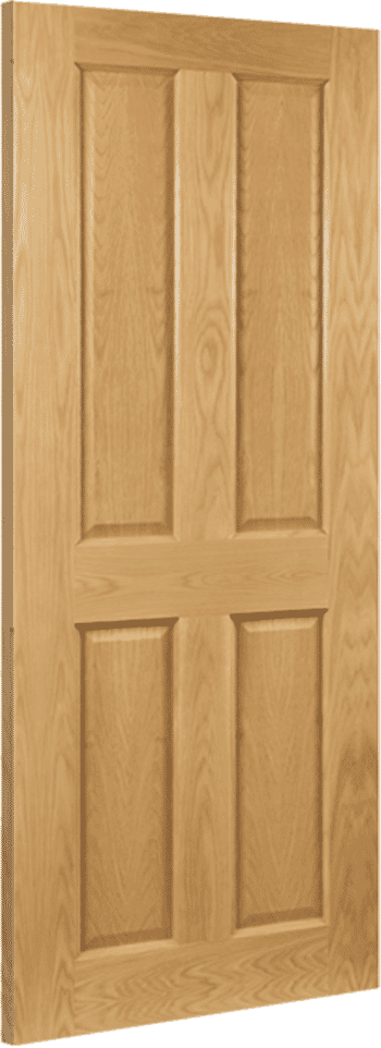 762x1981x35mm (30") Bury 4 Panel Oak - Prefinished Door