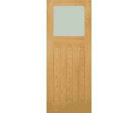 Cambridge Glazed Oak - Frosted Glass Internal Doors