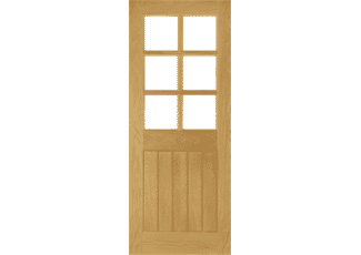 Ely Glazed Oak - Prefinished Internal Doors