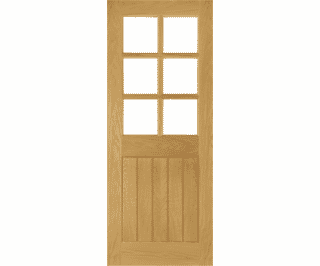 Ely Glazed Oak - Prefinished Internal Doors