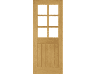 Ely Glazed Oak - Prefinished Internal Doors