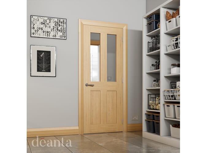 Eton Oak Glazed Internal Doors