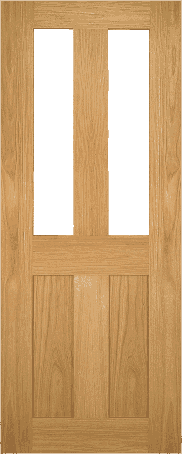 1981 x 610 x 35mm (24") Eton Oak Glazed Internal Door