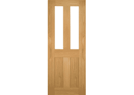 686x1981x35mm (27") Eton Oak Glazed Door