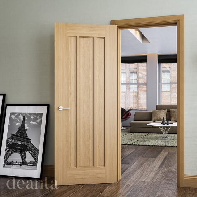 2040 x 726 x 40mm Norwich Oak  Internal Door