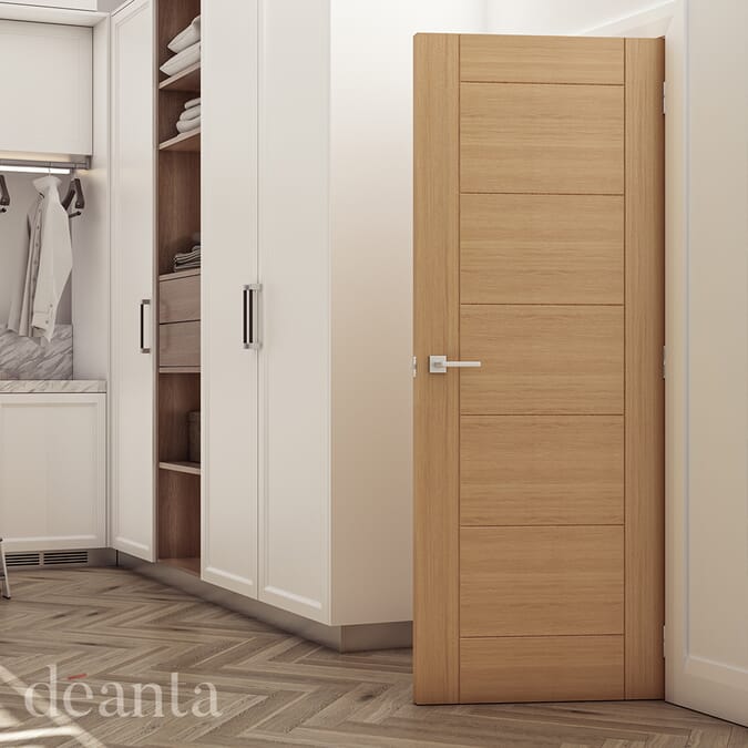 2040 x 926 x 40mm Seville Oak - Prefinished  Internal Door