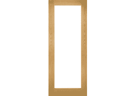 686x1981x35mm (27") Walden Oak Glazed - Clear Door