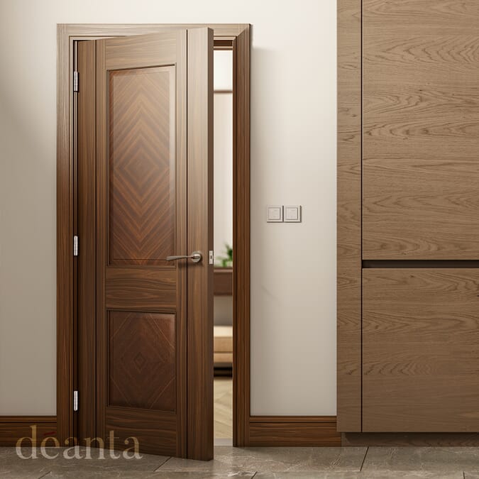 2040 x 826 x 40mm Kensington Walnut  Internal Door