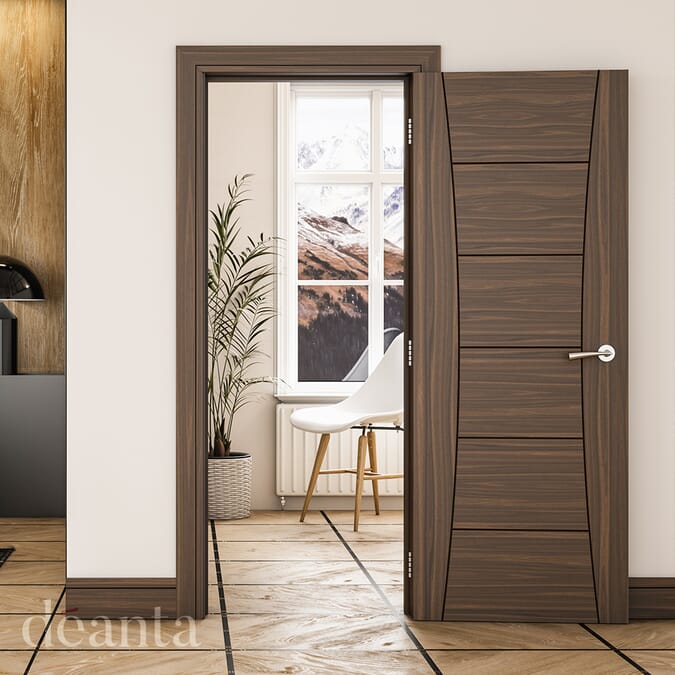 1981 x 838 x 35mm (33") Pamplona Walnut  Internal Door