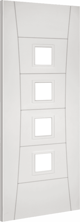 Pamplona White with Clear Glass