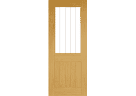 610x1981x35mm (24") Ely Glazed 1L Door Prefinished 