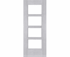 Montreal Light Grey Ash Glazed - Prefinished Internal Doors