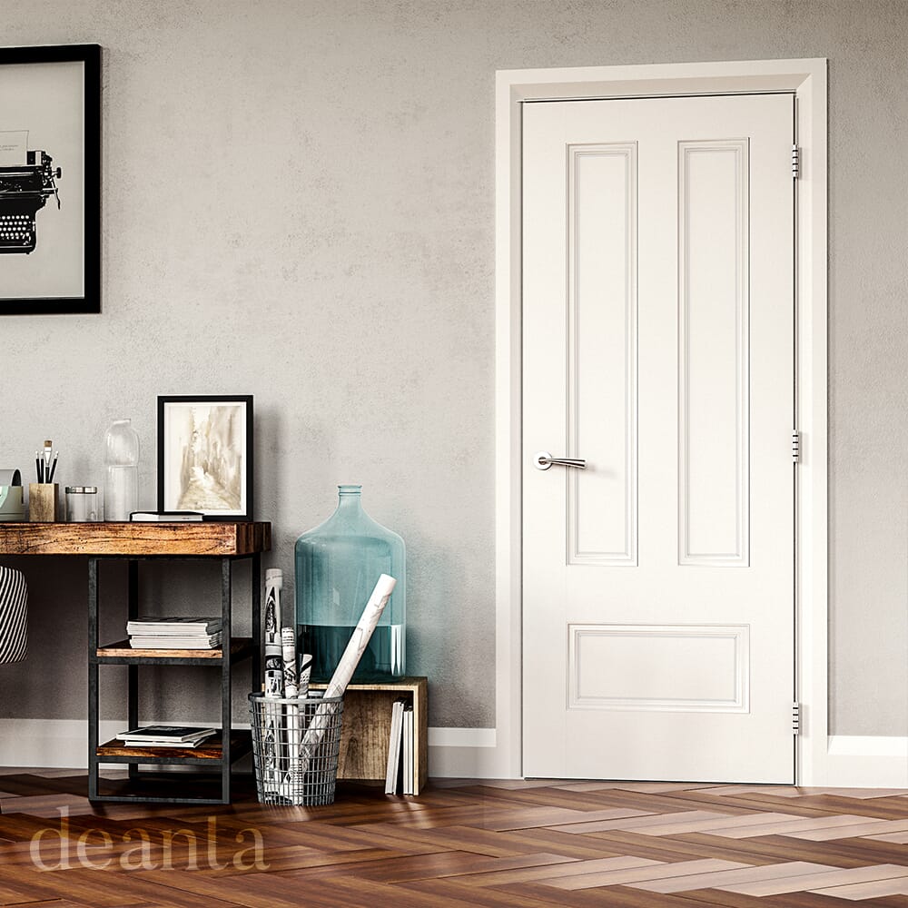 762x1981x35mm (30") Canterbury White Door