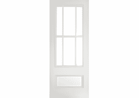 838x1981x35mm (33") Canterbury White Glazed Door