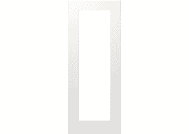 610x1981x35mm (24") Denver White Clear Glass Door
