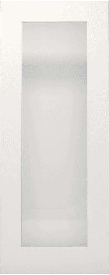 Denver White Frosted Glass Door