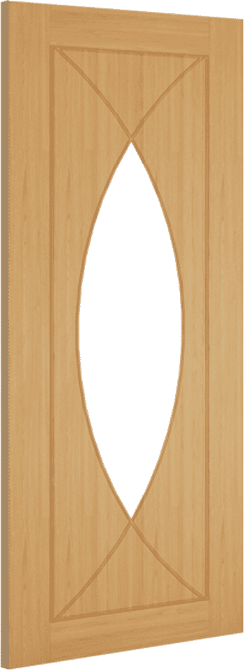 1981mm x 838mm x 35mm (33") Amalfi Oak Glazed - Prefinished Door
