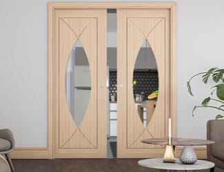Amalfi Oak Glazed - Prefinished Internal Doors