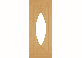 1981mm x 610mm x 35mm (24") Amalfi Oak Glazed - Prefinished Door