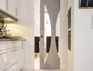 Sorrento Light Grey Ash Glazed - Prefinished Internal Doors