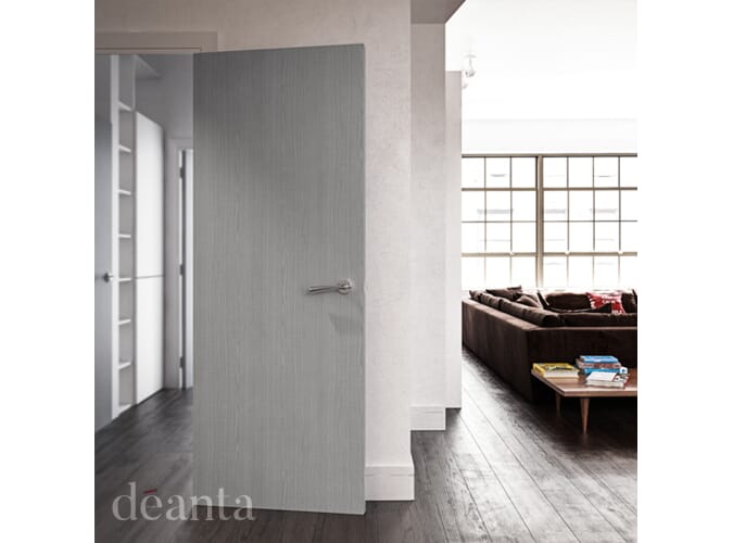 Architectural Flush Light Grey Ash - Prefinished Internal Doors