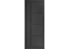 2040mm x 826mm x 40mm  Brixton Black Prefinished Internal Door