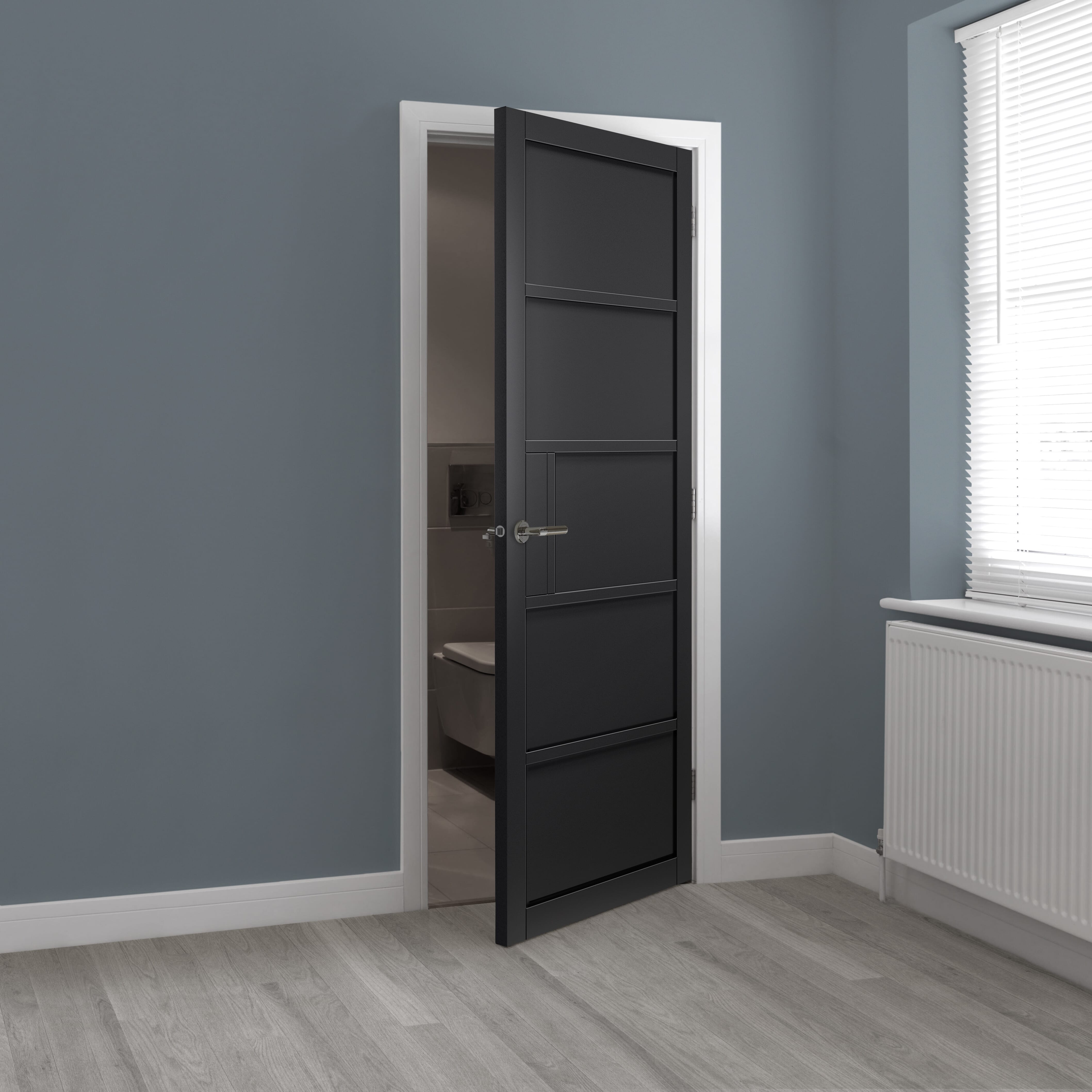 1981mm x 610mm x 35mm (24") Metro Black Door