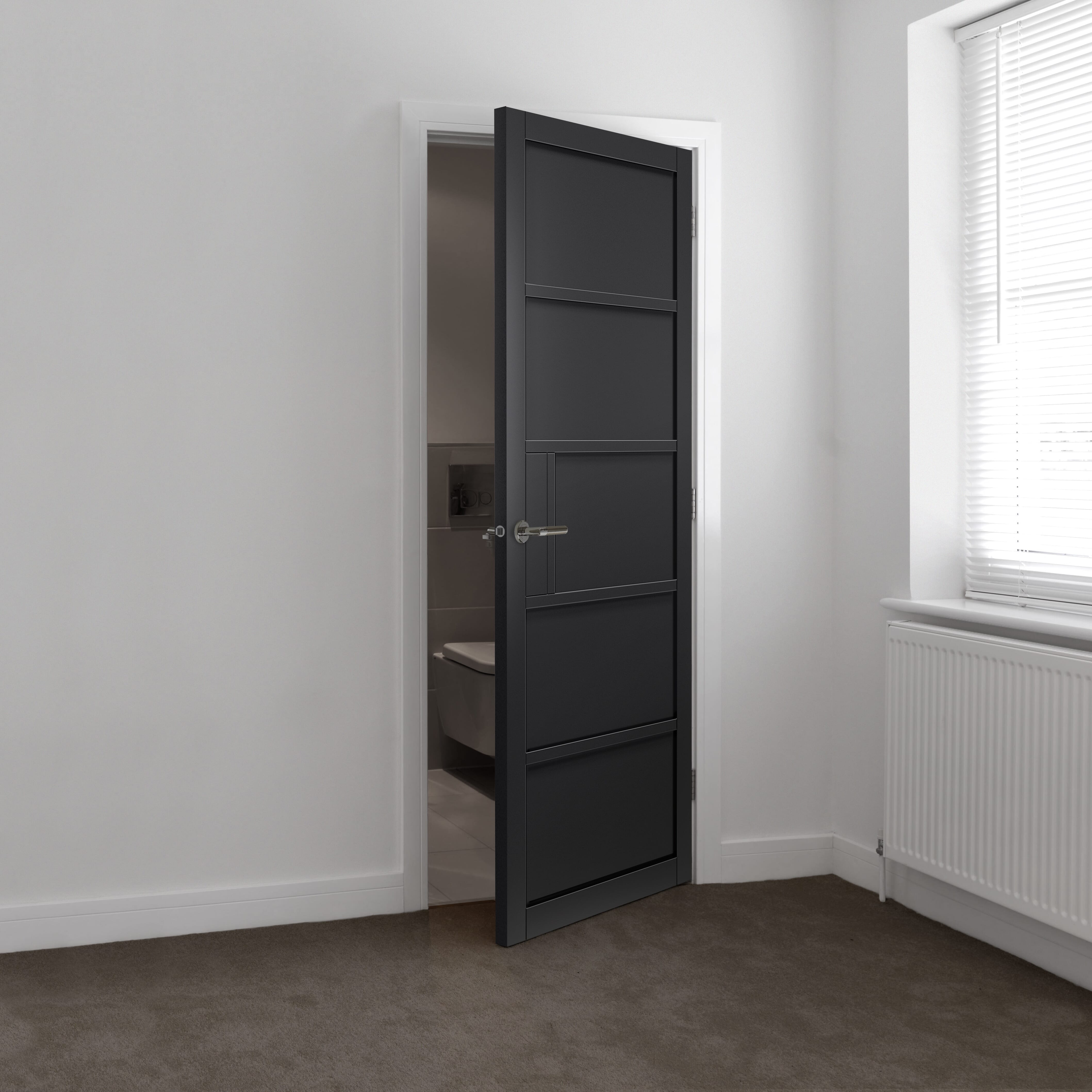 1981mm x 610mm x 35mm (24") Metro Black Door