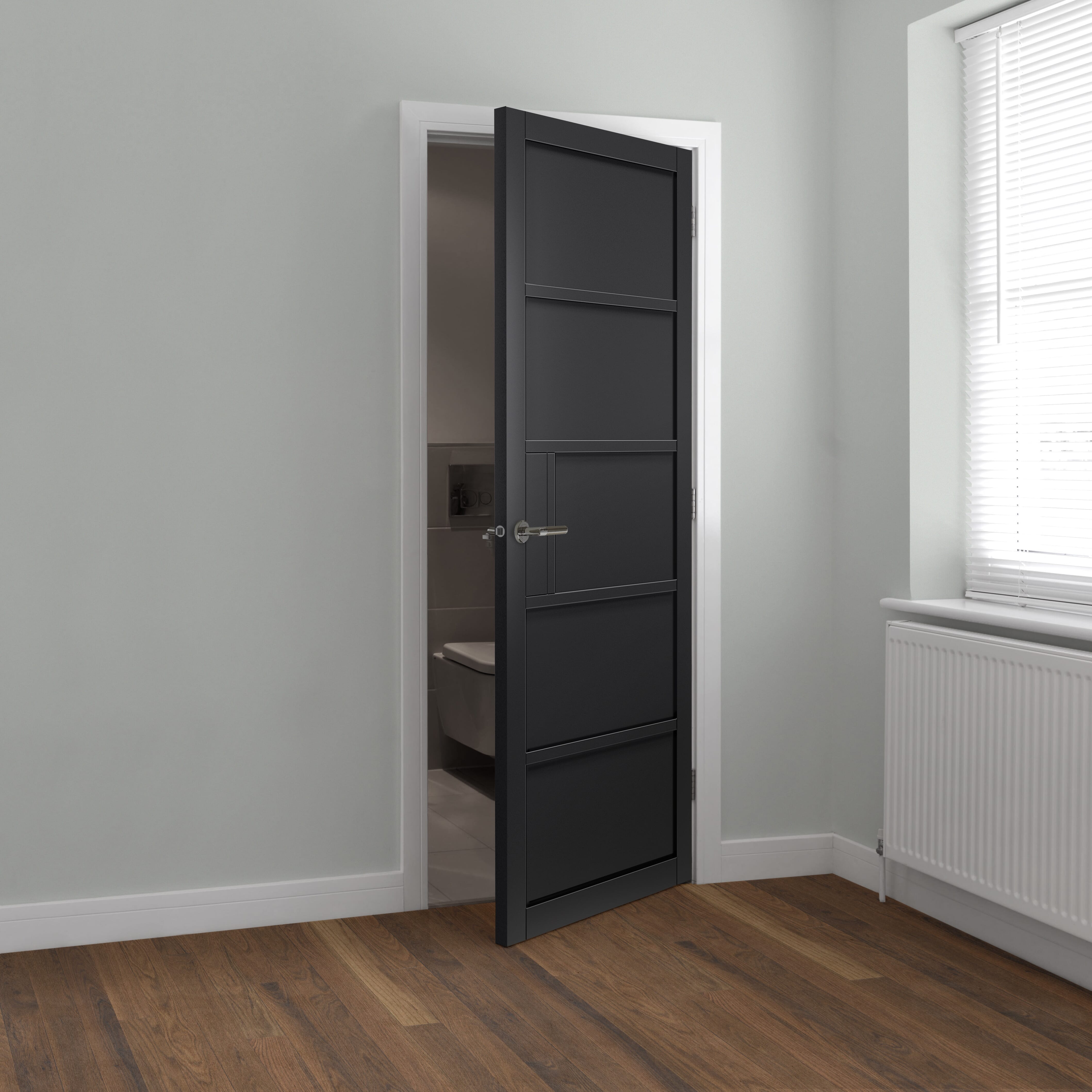 1981mm x 610mm x 35mm (24") Metro Black Door