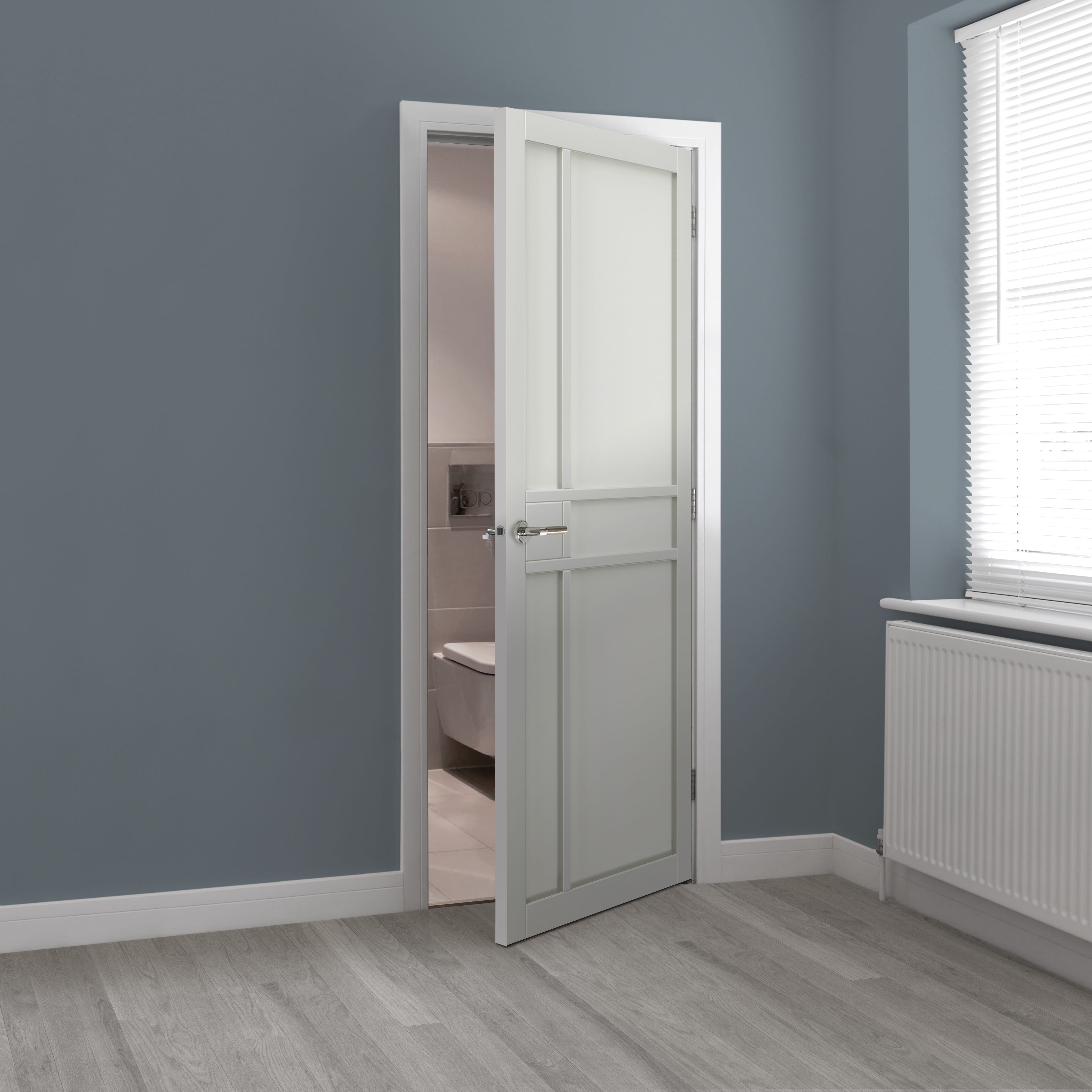 1981mm x 686mm x 35mm (27") City White Door