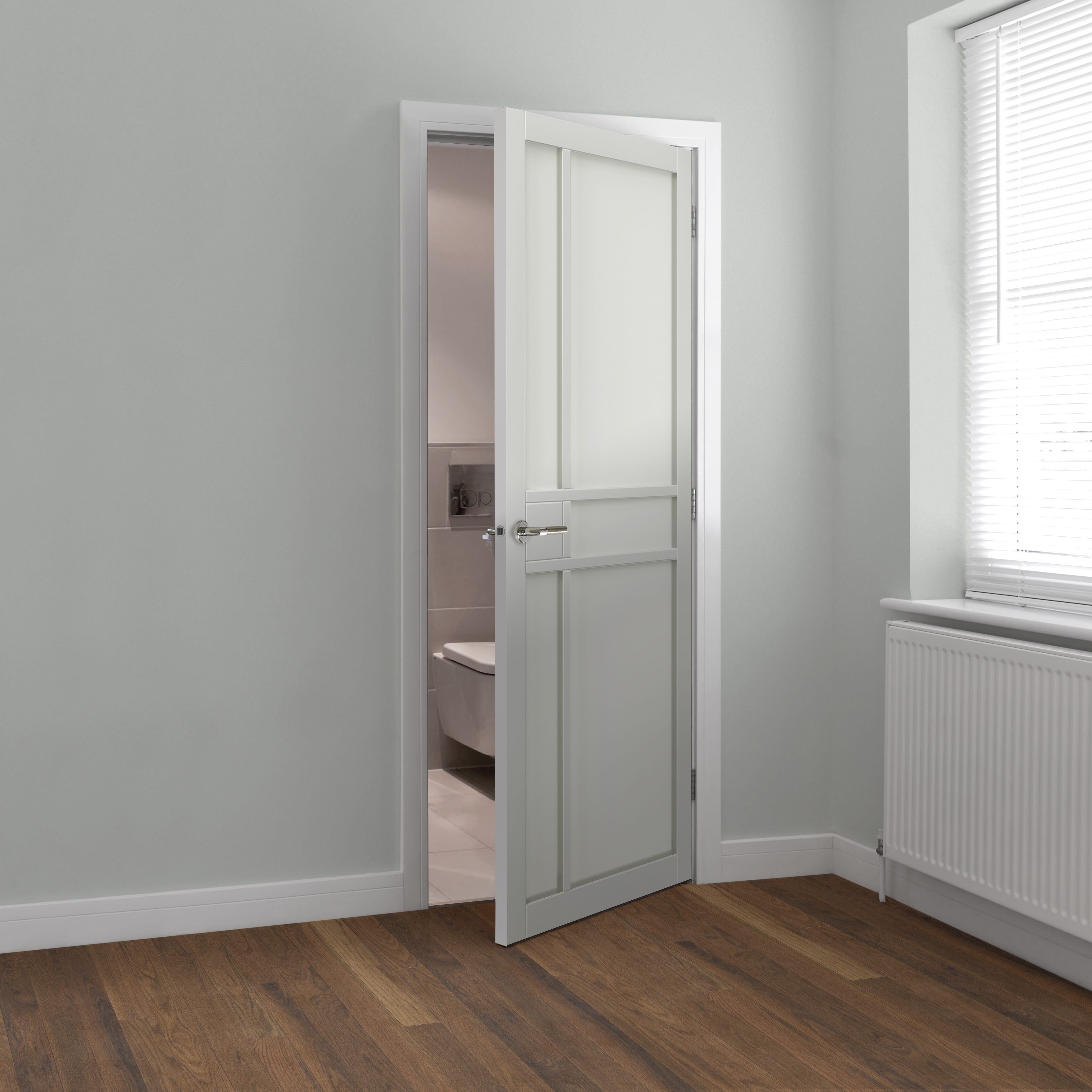 1981mm x 686mm x 35mm (27") City White Door
