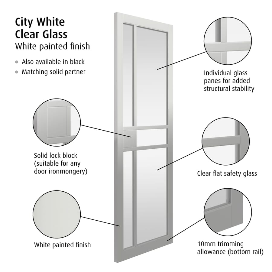 City White Clear Glazed
