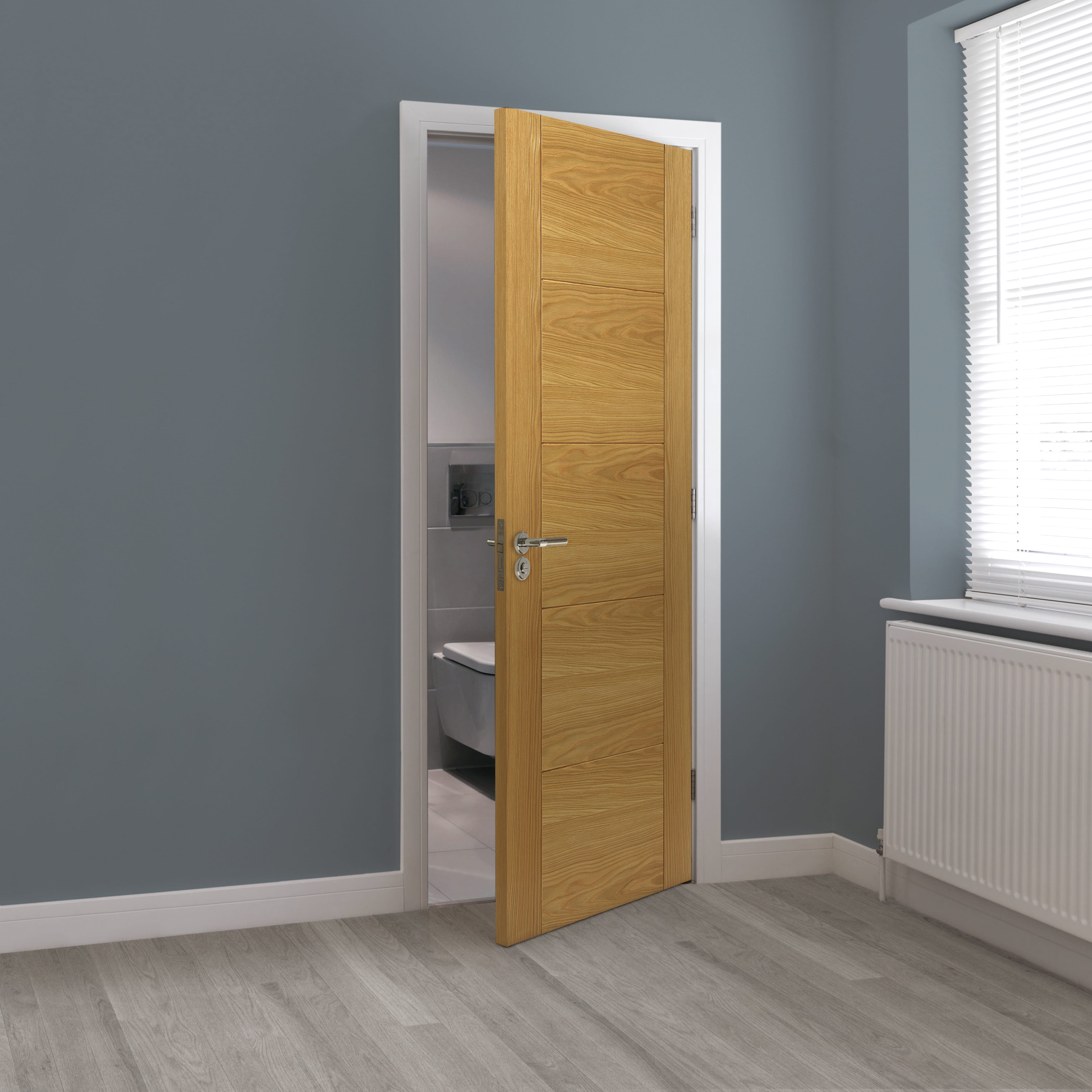 1981mm x 533mm x 35mm (21") Tigris Oak - Prefinished Door