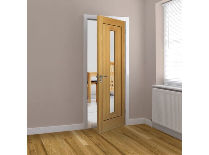 Oak Spencer Glazed - Prefinished Internal Doors