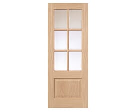 Oak Dove Glazed Internal Doors