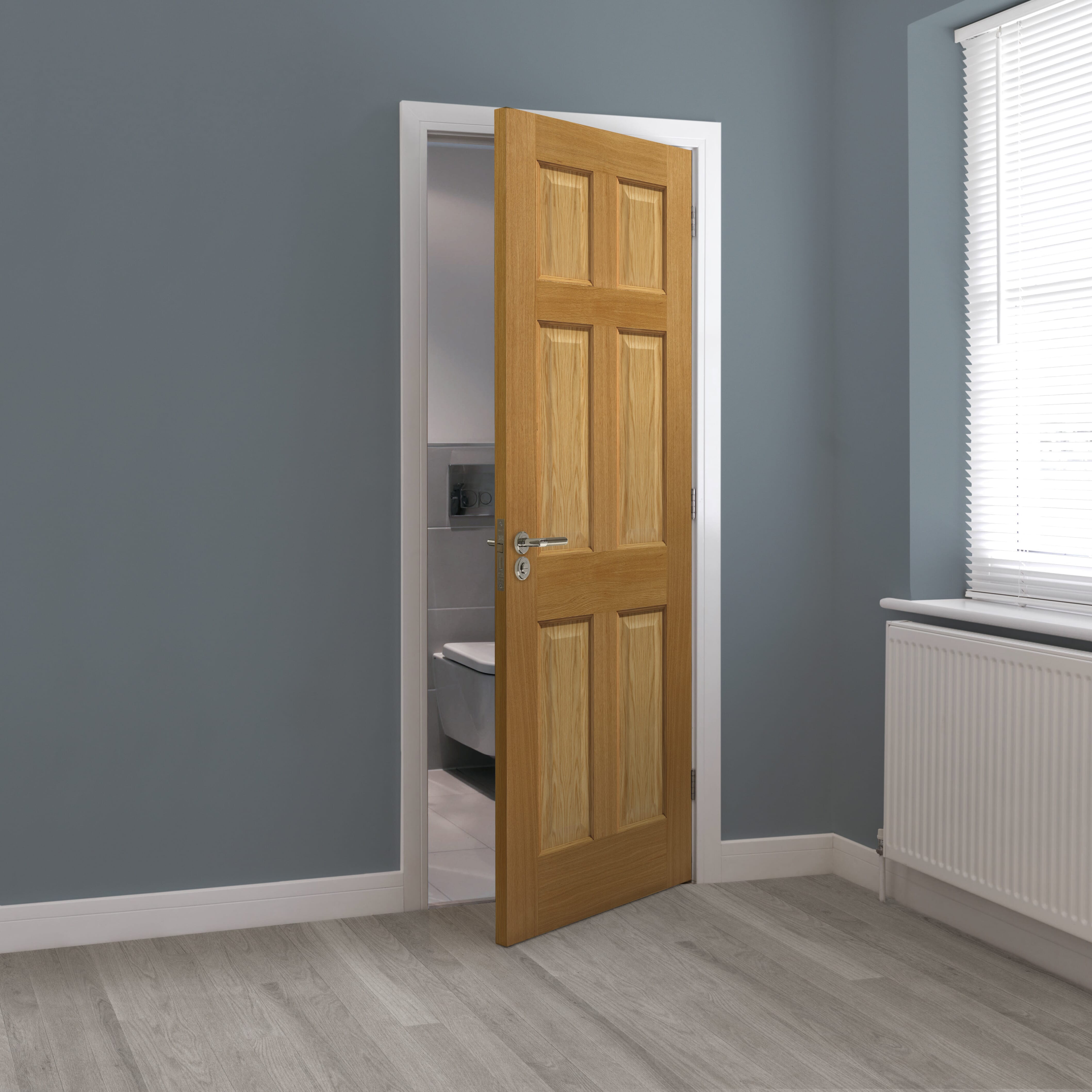 1981mm x 838mm x 35mm (33") Oak Grizedale - Prefinished Door